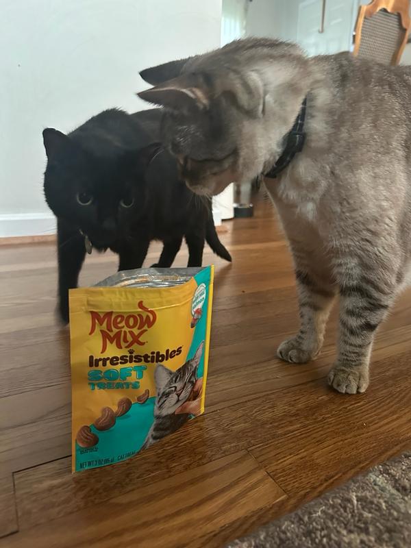 Meow Mix 3 oz Irresistibles Salmon Soft Cat Treats