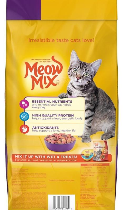 Meow mix dry discount cat food original