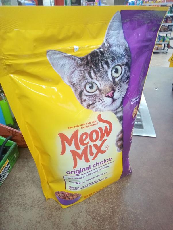 Meow Mix Original Choice Dry Cat Food 3.15 Pound Bag