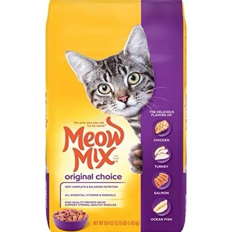 Meow Mix Original Choice Dry Cat Food 3.15 lb The J.M. Smucker