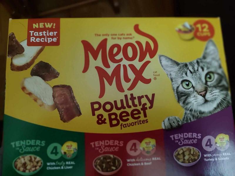 Buy Meow Mix Tender Favorites Poultry & Beef Variety Pack, Wet Cat
