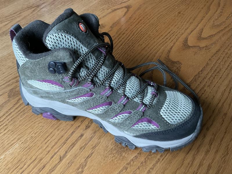 Moab Purple Merrell Hiking Boots Women's Moab Mid Waterproof