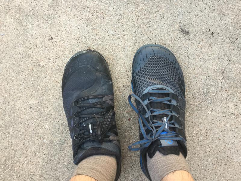 Trail Glove 5(R) and 4(L) side by side