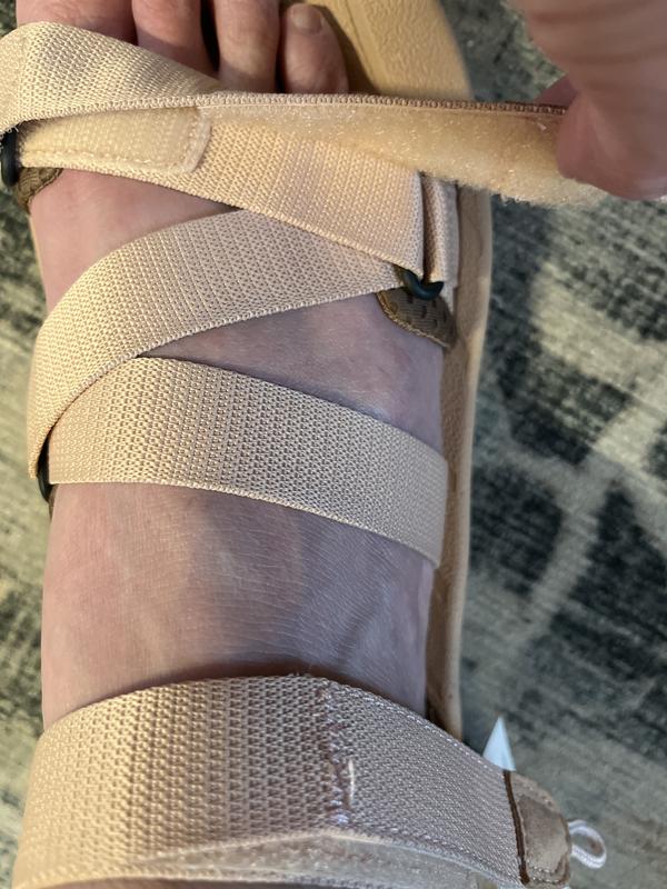 Customer photo for "Great but only if you have a high arch or wide fee"