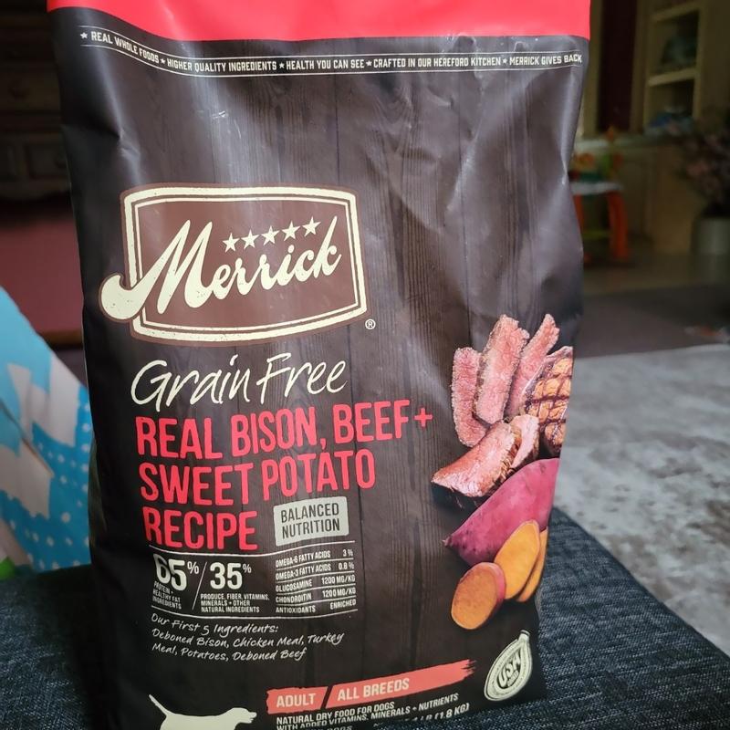 Merrick texas beef hotsell and sweet potato review