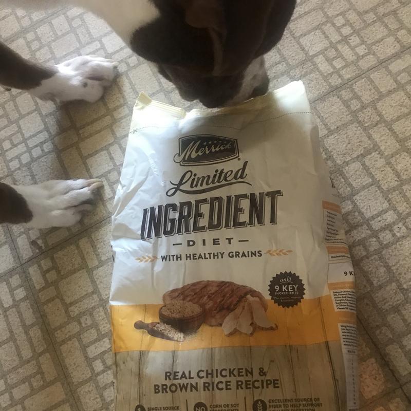 Merrick limited ingredient outlet dog food chicken