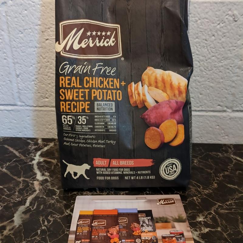 Merrick Grain-Free Dry Dog Food - Real Texas Beef & Sweet Potato, 10 Lb Bag, High Protein