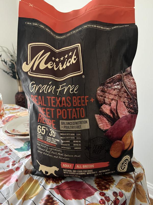 Merrick texas beef cheap and sweet potato review