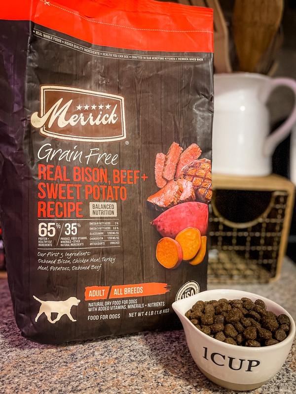 Merrick Grain Free Bison Beef Sweet Potato Dry Dog Food Petsense