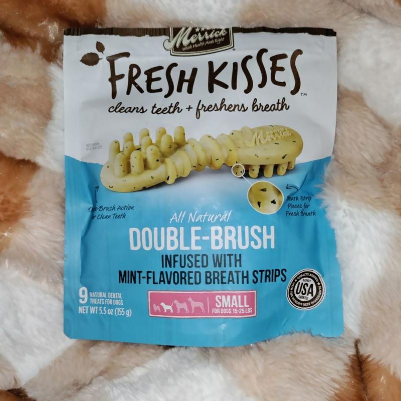 Merrick Fresh Kisses Mint Breath Strips Dental Dog Treats 51 OFF