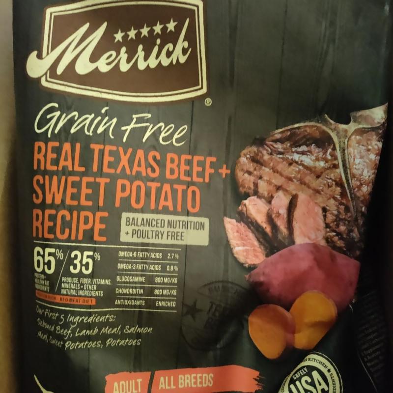 Merrick texas beef cheap and sweet potato review