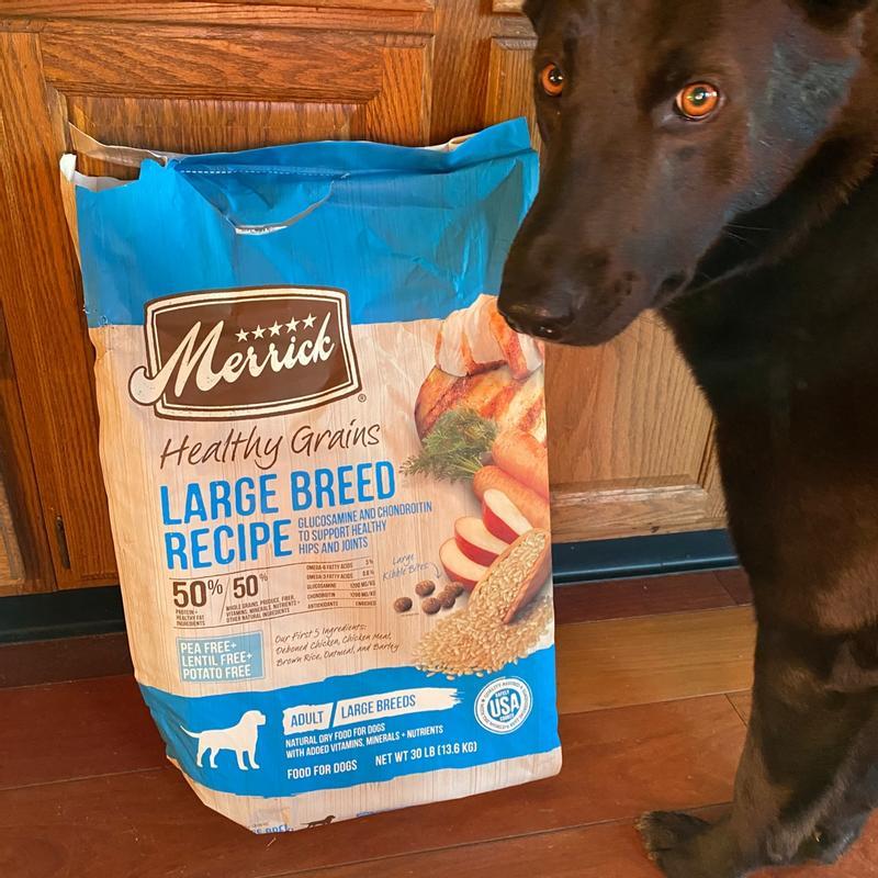 Merrick Healthy Grains Dry Dog Food Large Breed Recipe - 30 lb