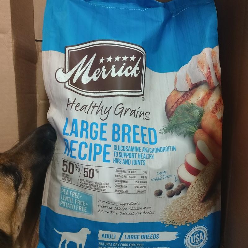 Merrick Healthy Grains Large Breed Recipe Adult Dry Dog Food, 30