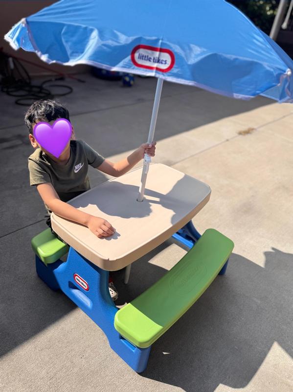 Little Tikes Multi-colored Rectangular Kid's Play Table at