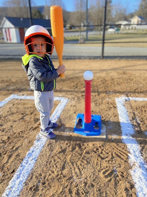 TotSports T Ball Set with 5 Balls Pink Little Tikes