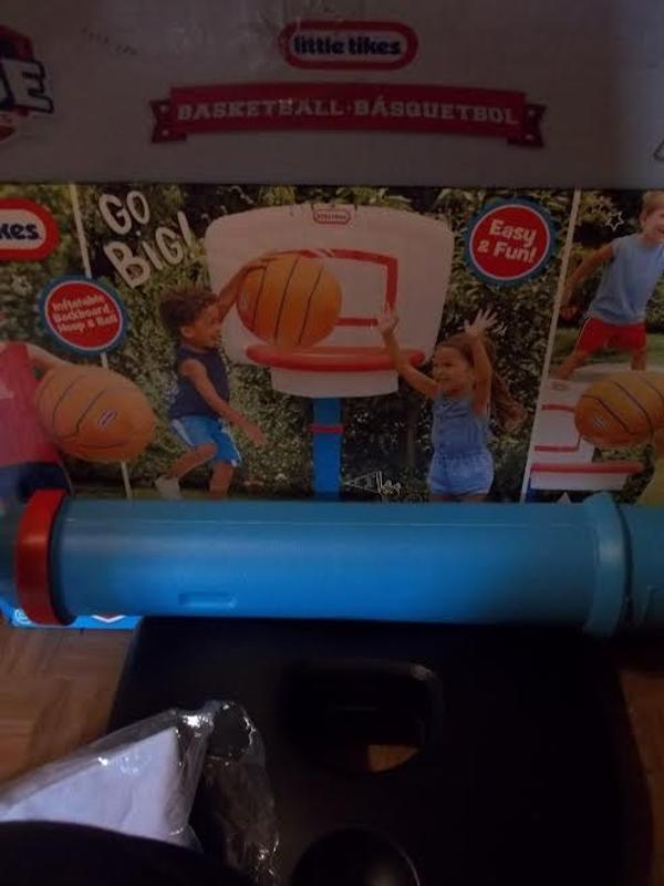 Little Tikes Totally Huge Sports Basketball Set with Oversized Rim