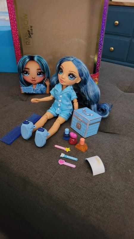 Rainbow High Jr High Pj Party Skyler Blue 9'' Posable Doll With Soft  Onesie, Slippers, Play Accessories : Target