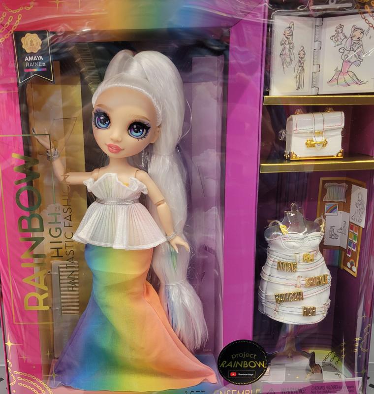 Muñeca Rainbow High Fantastic Fashion - Amaya (arcoiris) RAINBOW HIGH