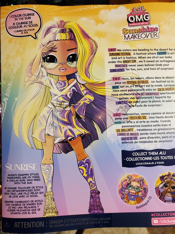 Changes color in the sun