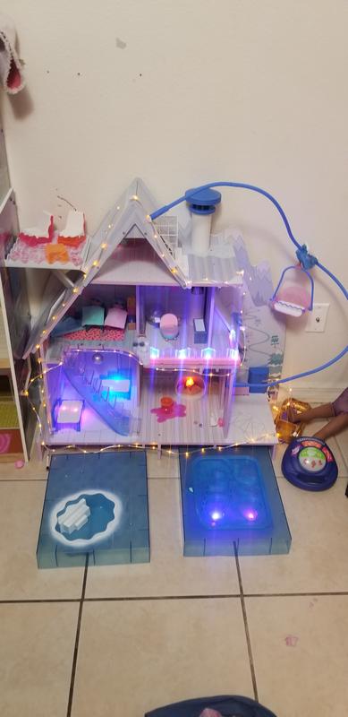 LOL Surprise Doll House Winter Disco Chalet Toilet With Sound MGA