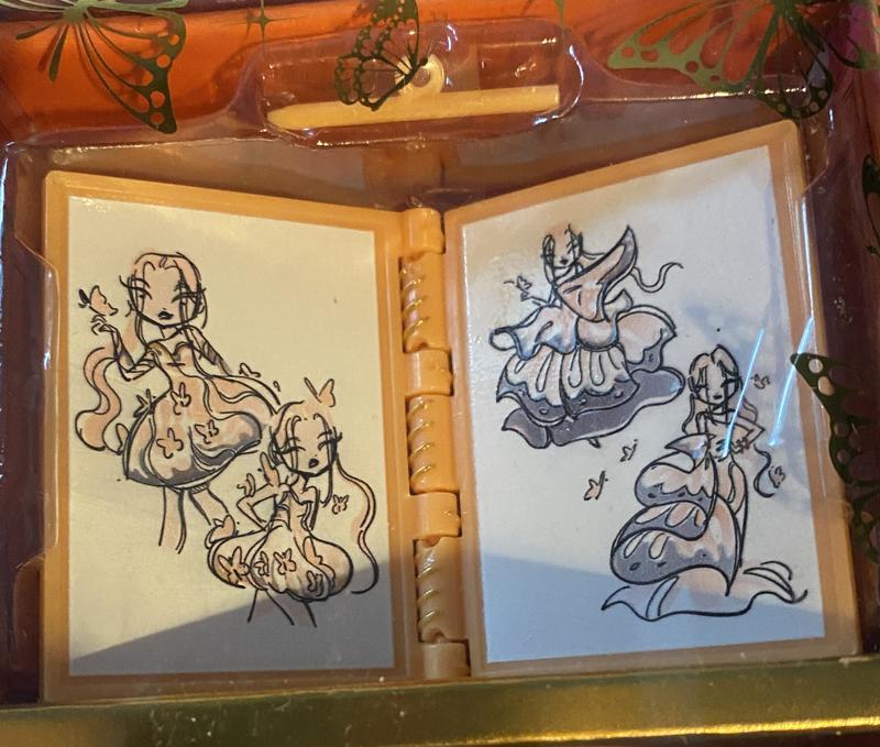 Sketch book and pencil