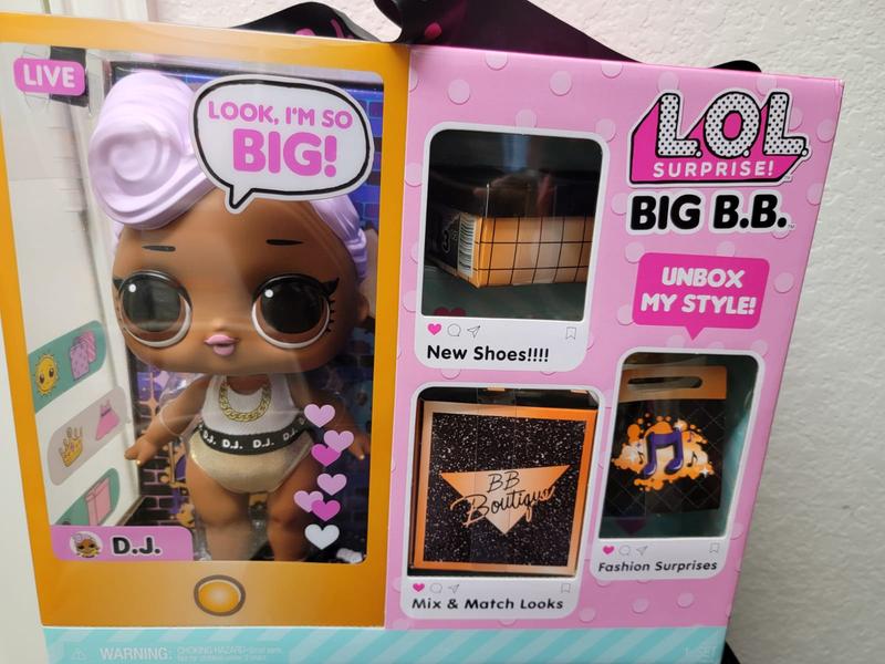 LOL サプライズ ビッグ ベビー BIG B Big Baby DJ ラージドール 28cm おもちゃ 人形 女の子用 プレゼント lolサプライズ  D.J. 2022A/W新作送料無料