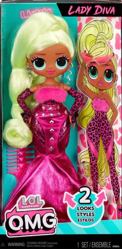 OMG Lady Diva Fashion Doll Multiple Surprises L.O.L. Surprise