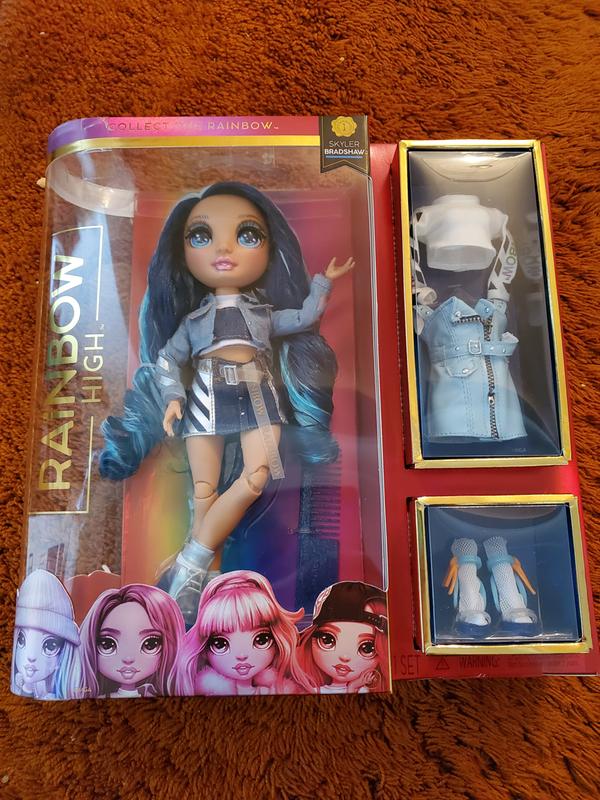 Rainbow High Skyler Bradshaw - Blue Fashion Doll with 2 Outfits