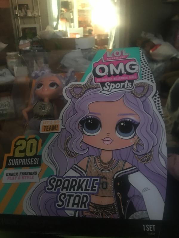 Lol Surprise OMG Sports Fashion Doll – Sparkle Star with 20 Surprises