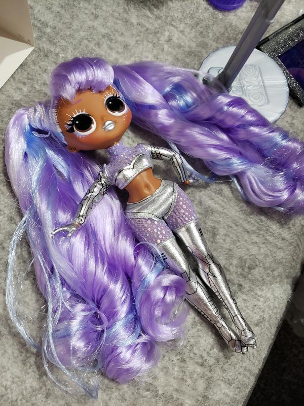 21+ purple hair lol doll