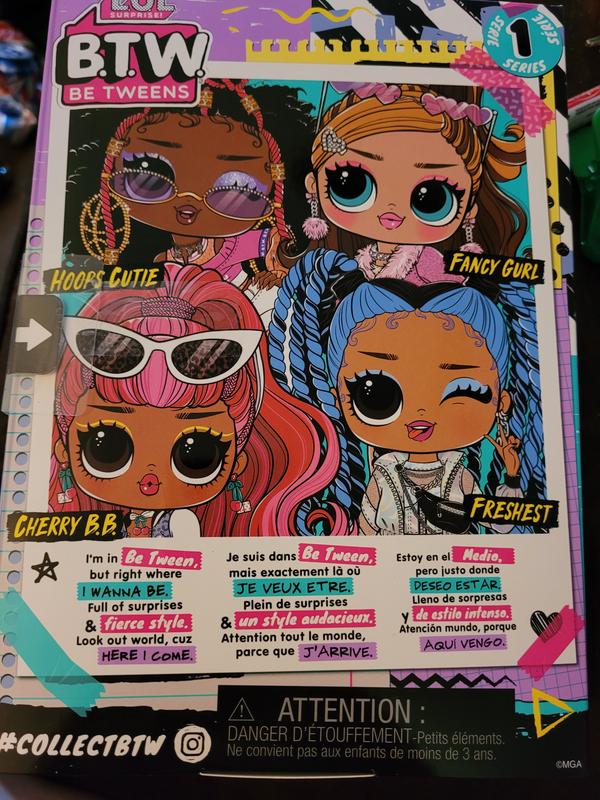 Four dolls in this series