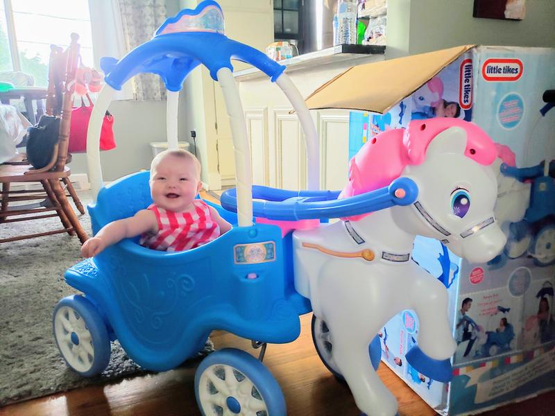 little tikes princess horse and carriage big w