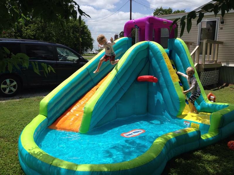 little tikes splash and slide pool