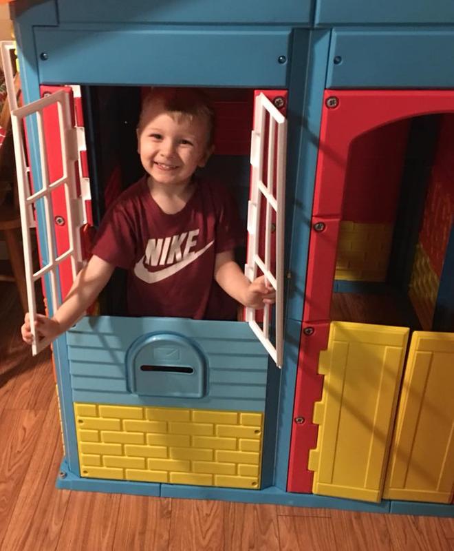 little tikes build a house dimensions