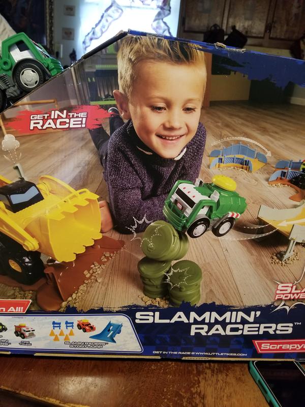 little tikes wheelz slammin racers scrapyard derby