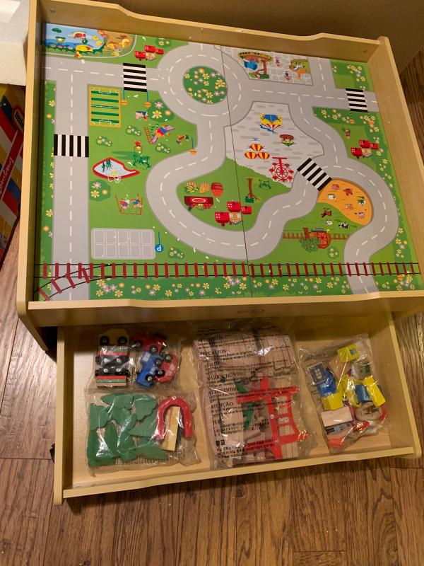 little tikes train table