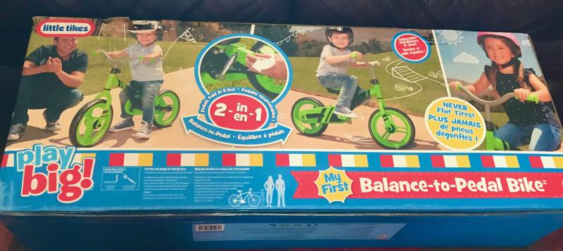 balance to pedal bike