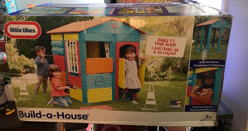 little tikes build house