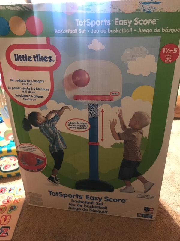 little tikes girl basketball hoop