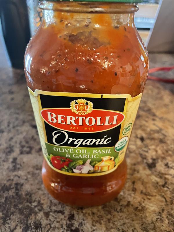 Bertolli Organic Olive Oil Basil and Garlic Sauce Made with Vine