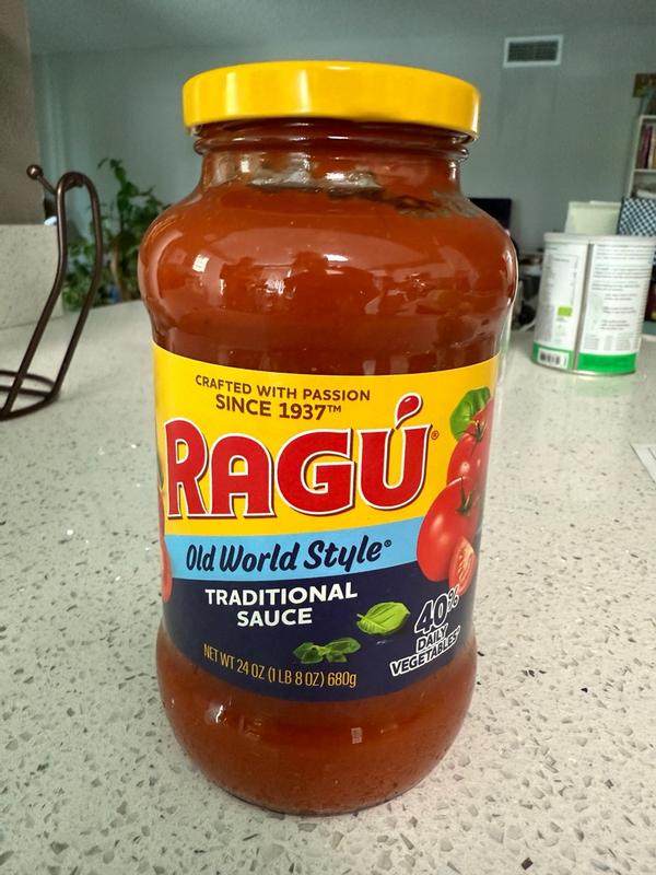 【Ragu】 Ragu Chunky Six Cheese Tomato Pasta Sauce in Dairy Jar, 24
