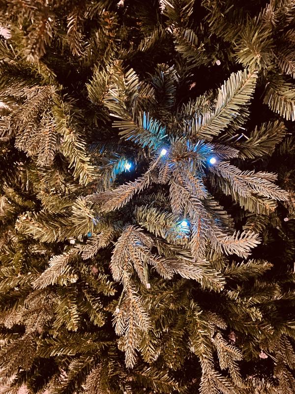 7.5ft. Pre-Lit Melody Spruce Artificial Christmas Tree, Music Sync