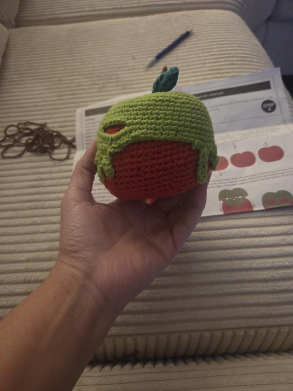 Pomona the Ghoul Candy Apple Halloween Crochet Kit by Loops