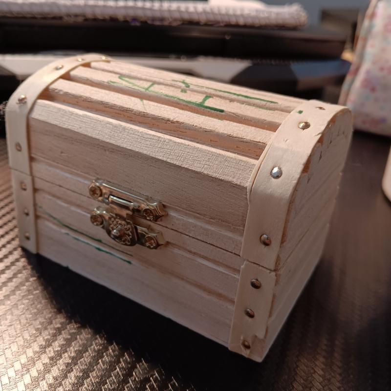 3.5 Wood Treasure Chest by Make Market®