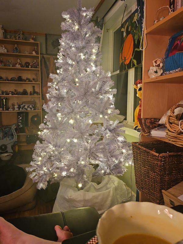 Best Choice Products Pre-Lit Lavender Christmas Tree, Artificial Full  Holiday Decoration w/ Incandescent Lights, Color: Lavender, Size: 9ft |  Michaels