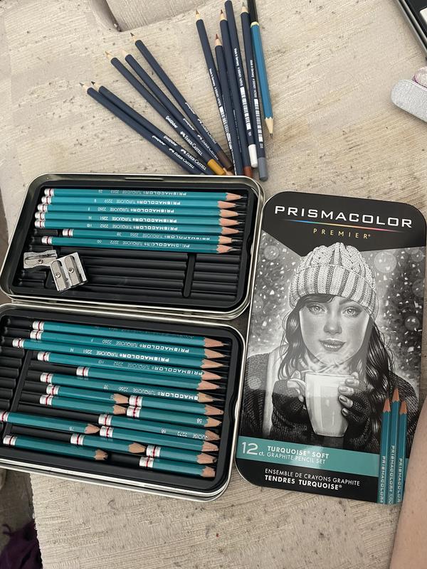 Prismacolor® Premier® Turquoise Soft Graphite Pencil Set