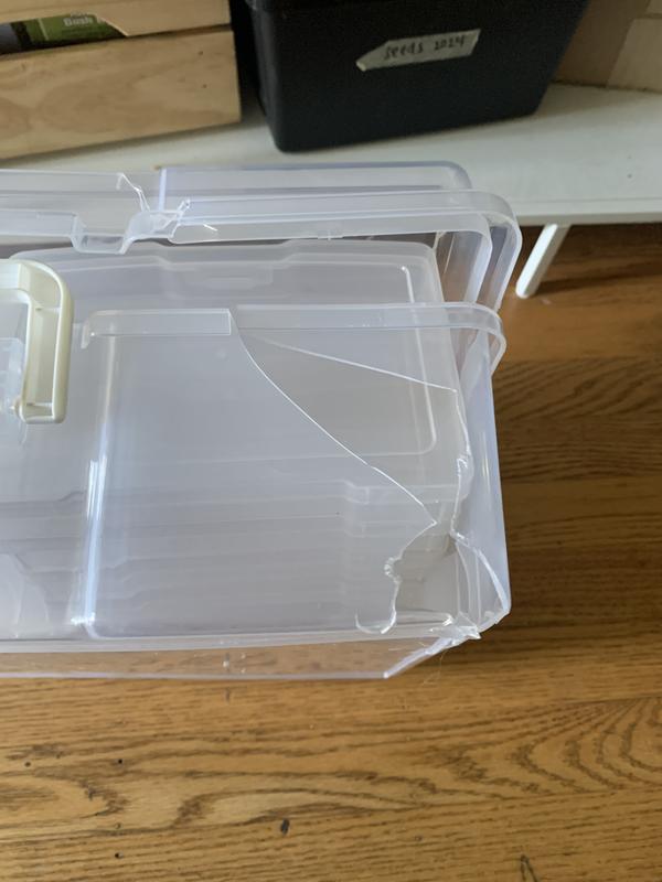 Clear 16 Case Photo & Craft Keeper by Simply Tidy® | Michaels