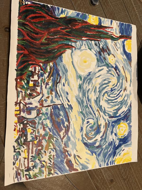Van Gogh Starry Night Paint-by-Number Kit by Artist's Loft