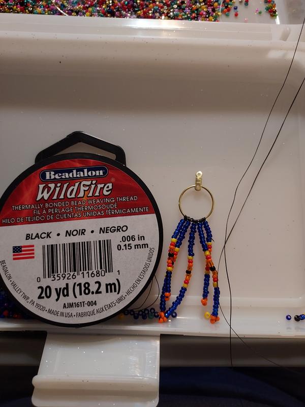 FREE Shipping Beadalon Wildfire Beading Thread .006in.008in. 20YD