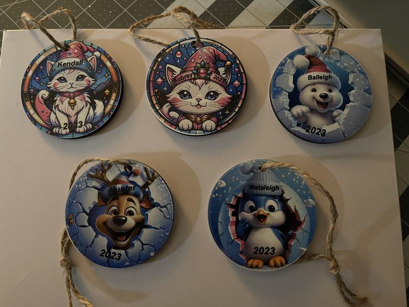 Have you seen the new sublimation ready ornaments at @Michaels Stores